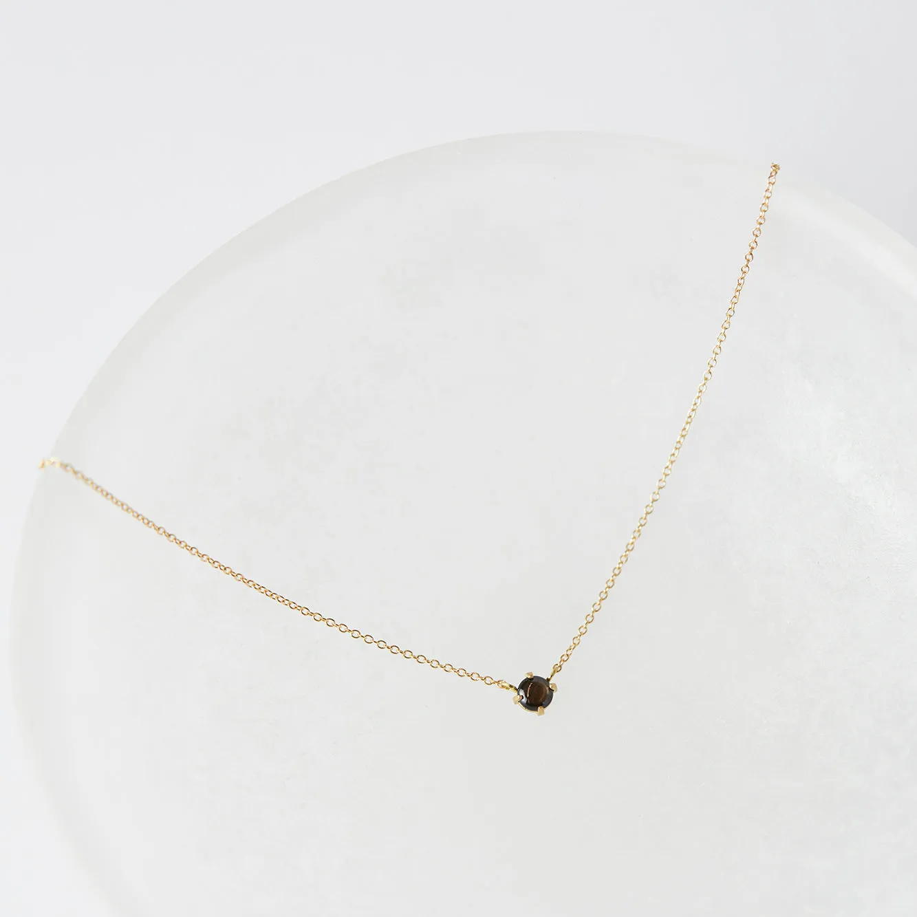 N5804SSBK | Black Star Sapphire Wisp Necklace