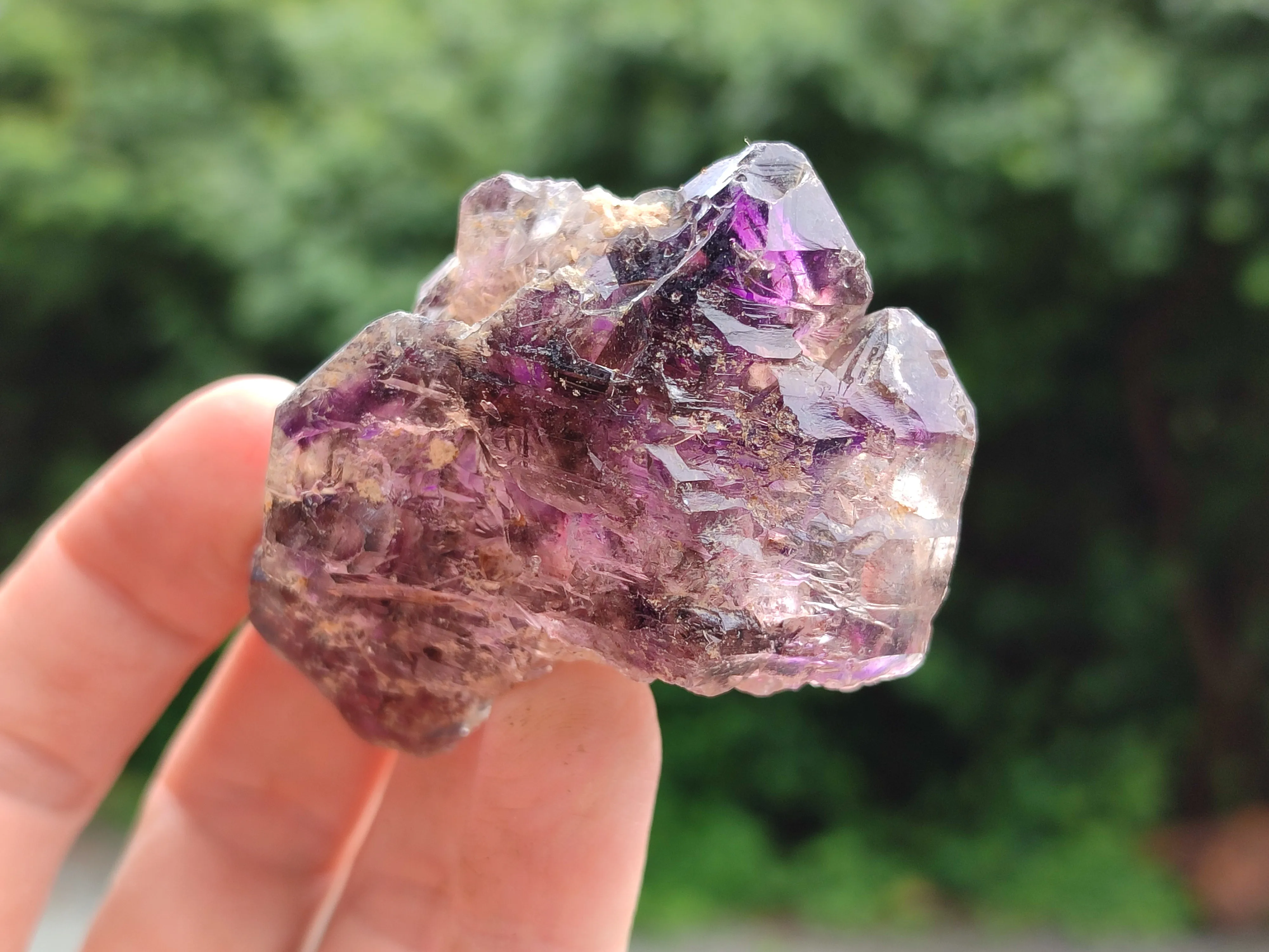 Natural Amethyst Quartz Crystals x 12 From Chiredzi, Zimbabwe