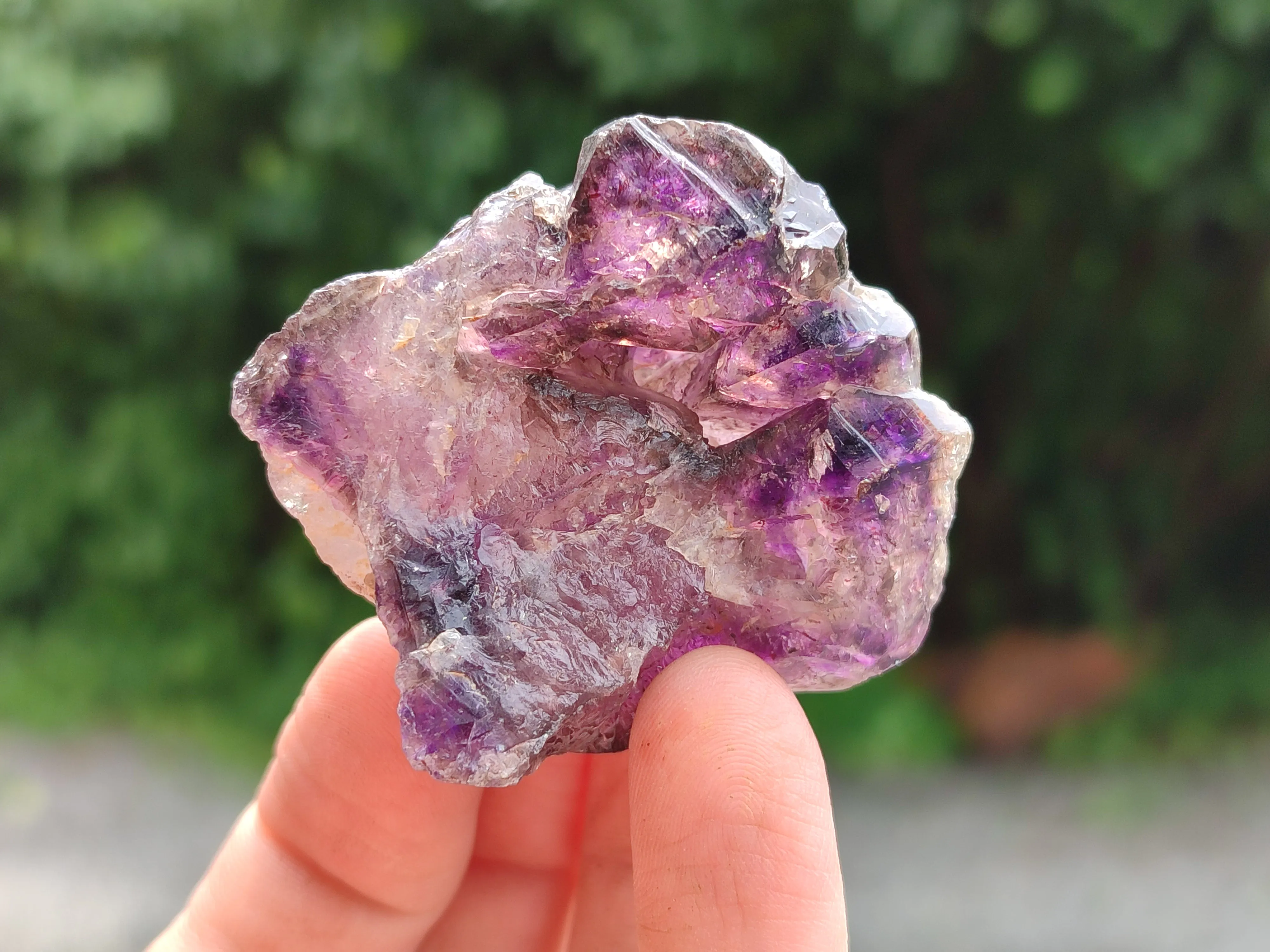 Natural Amethyst Quartz Crystals x 12 From Chiredzi, Zimbabwe