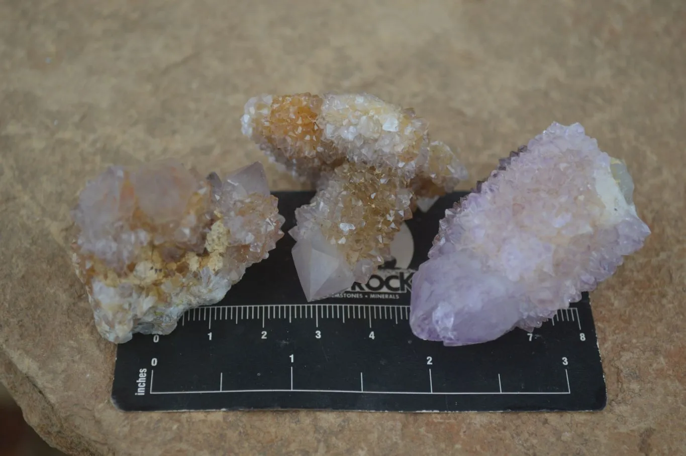 Natural Spirit Amethyst / Ametrine Quartz Crystals x 35 From Boekenhouthoek, South Africa