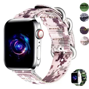 Nylon Belt Series Army Camouflage Sports Bracelet iWatch