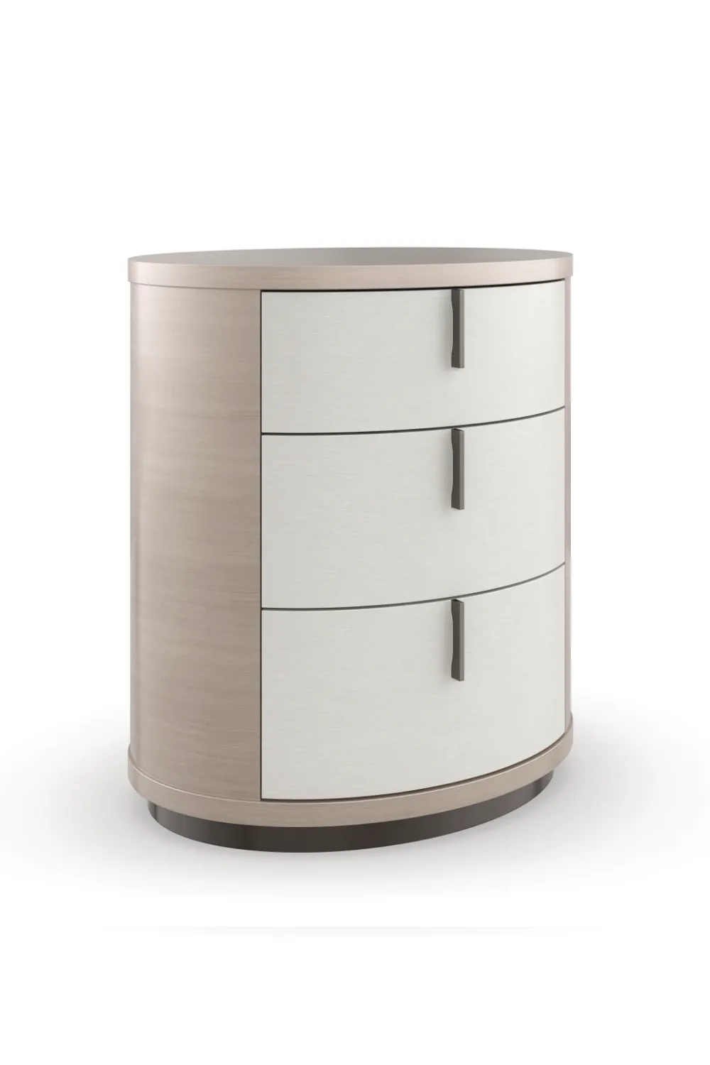 Oval Modern Nightstand | Caracole Wandering