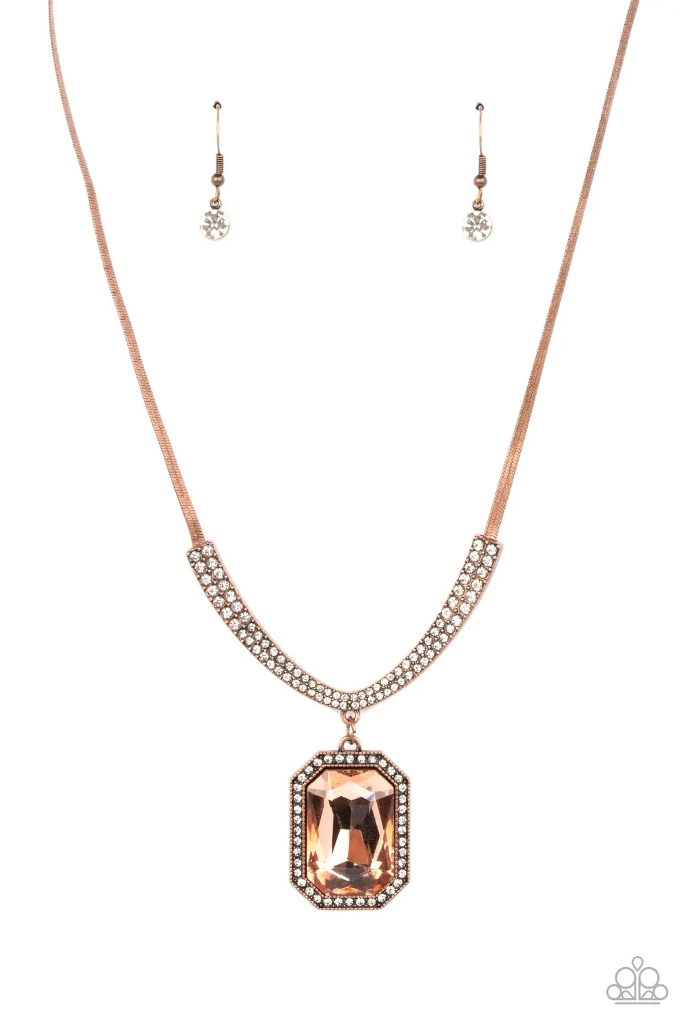 Paparazzi Fit for a DRAMA QUEEN Necklace Copper