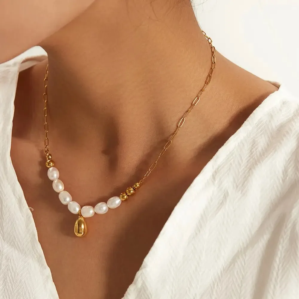 Pearl Drop Necklace