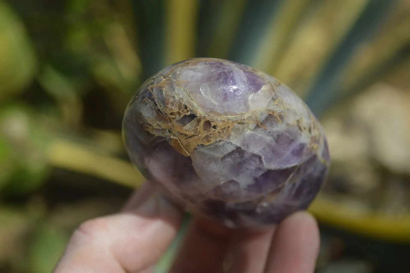 Polished Chevron Amethyst Free Forms x 12 From Madagascar