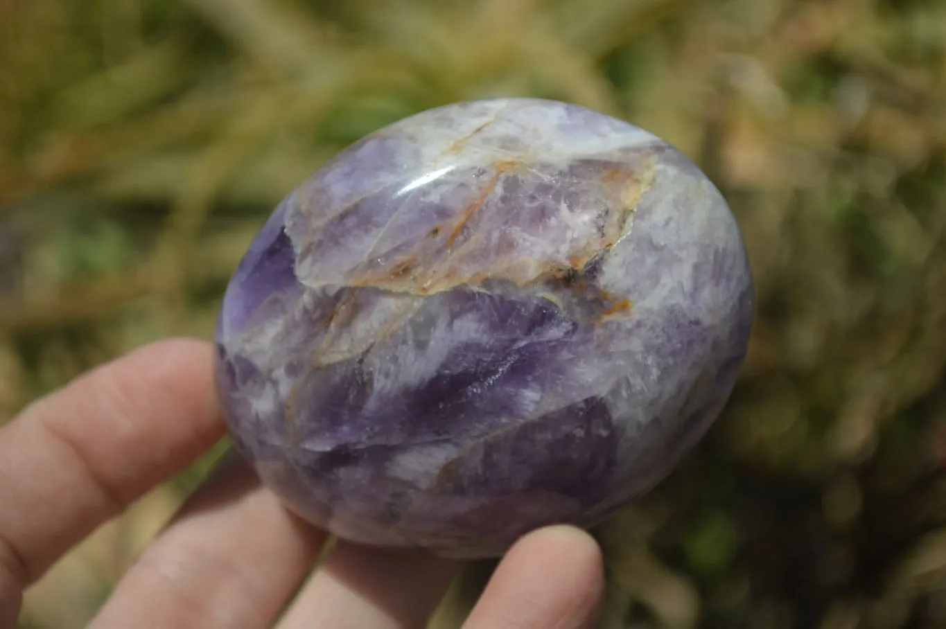 Polished Chevron Amethyst Free Forms x 12 From Madagascar