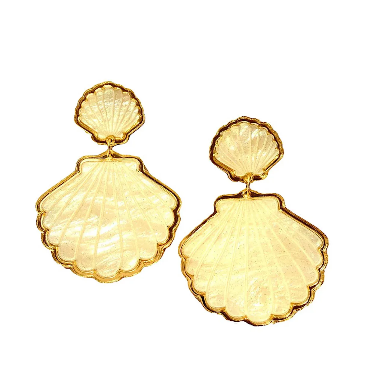 Raffia   Seashell Duo