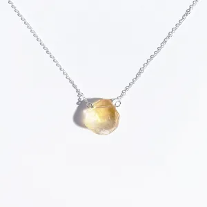 Raw Citrine Necklace