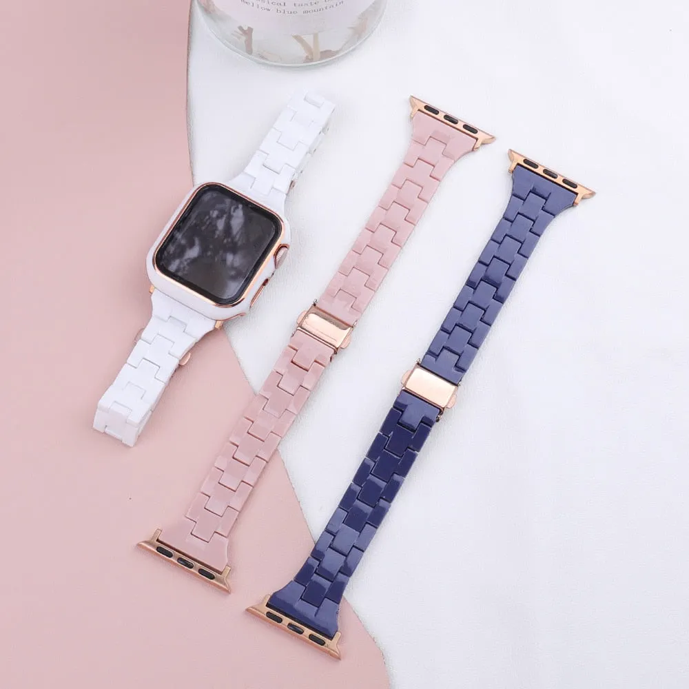 Resin Strap Series 7 6 5 Correa Sports Belt Luxury Bracelet Wristband