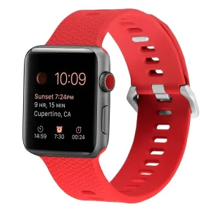 Rubber Strap for Watchband 7 6 Soft Silicone Sport Breathable Bracelet