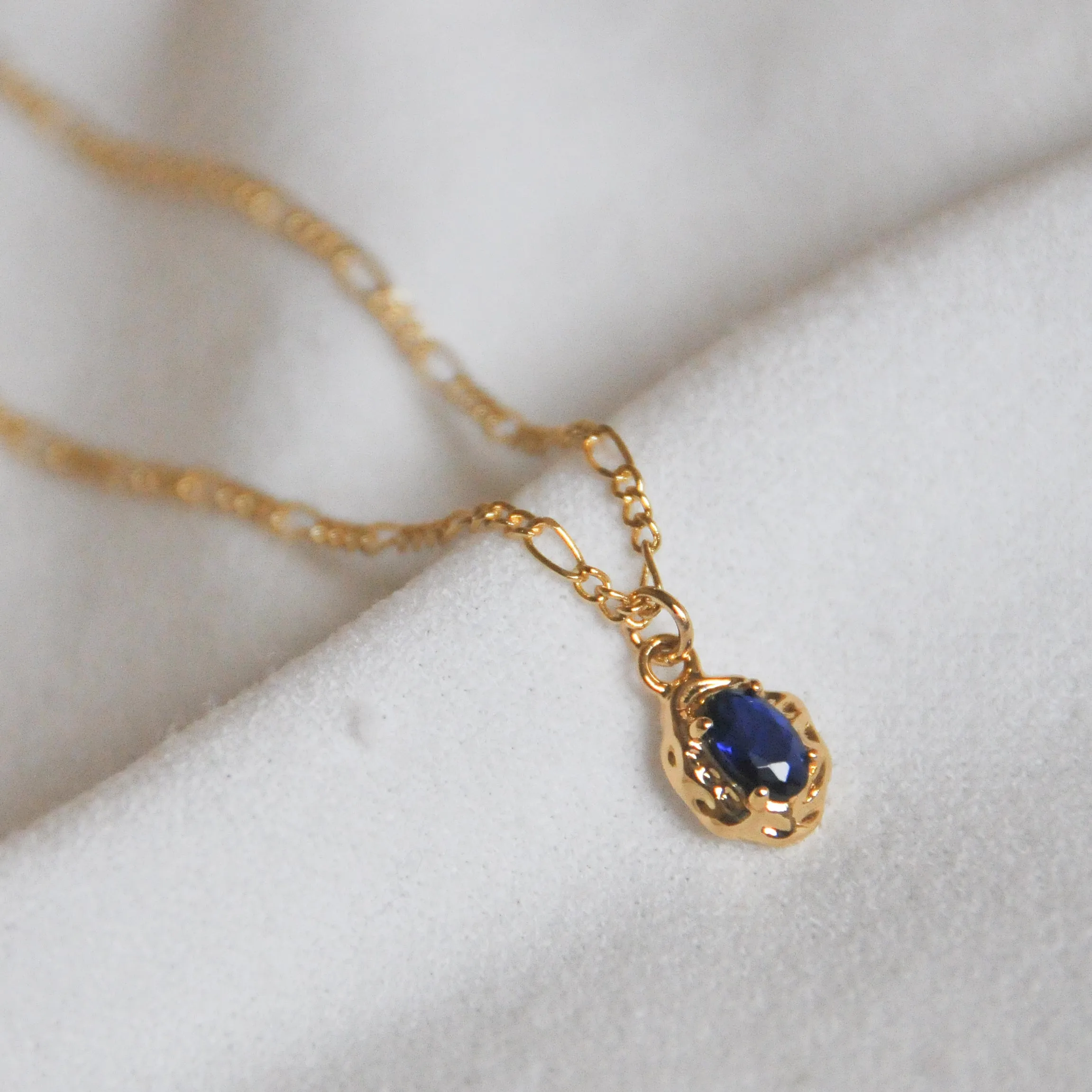 Sapphire Blue Necklace