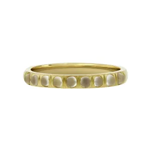 Slane 18K Yellow Gold Moonstone Band Ring