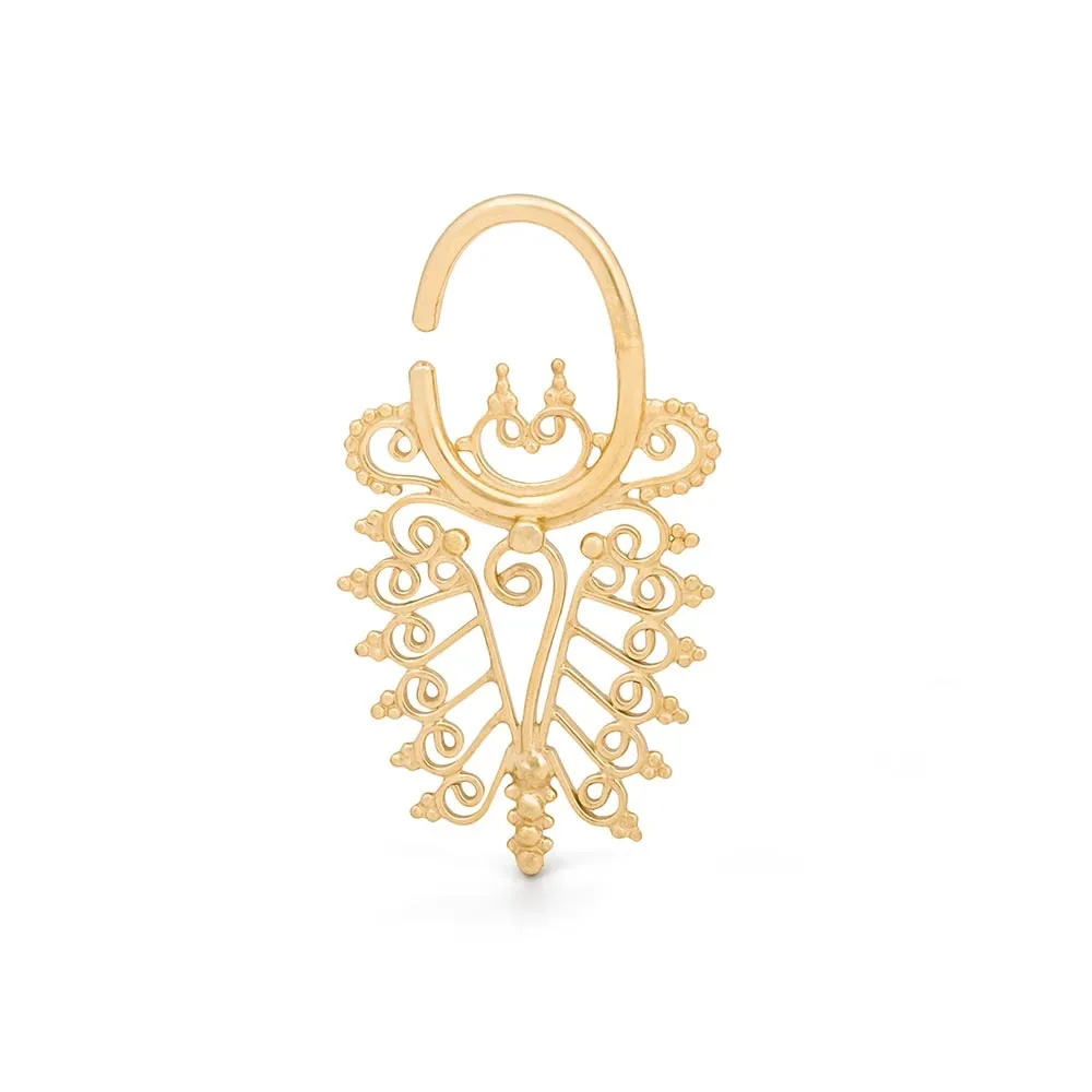 Soul Searcher Yellow Gold Plated Ear Hanger — Price Per 1