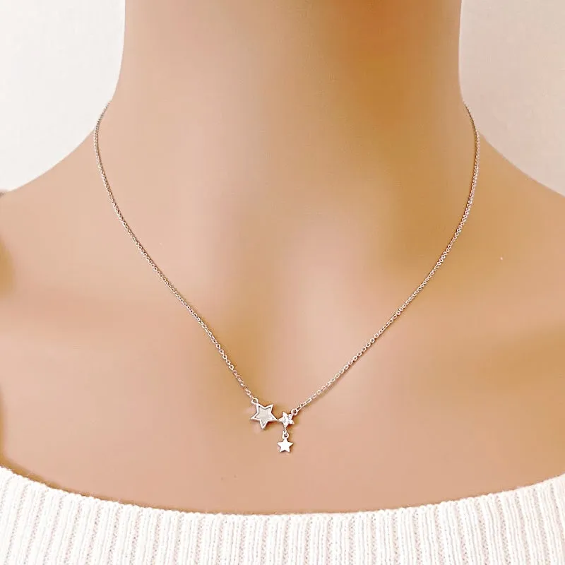 Star Mother of Pearl Necklace