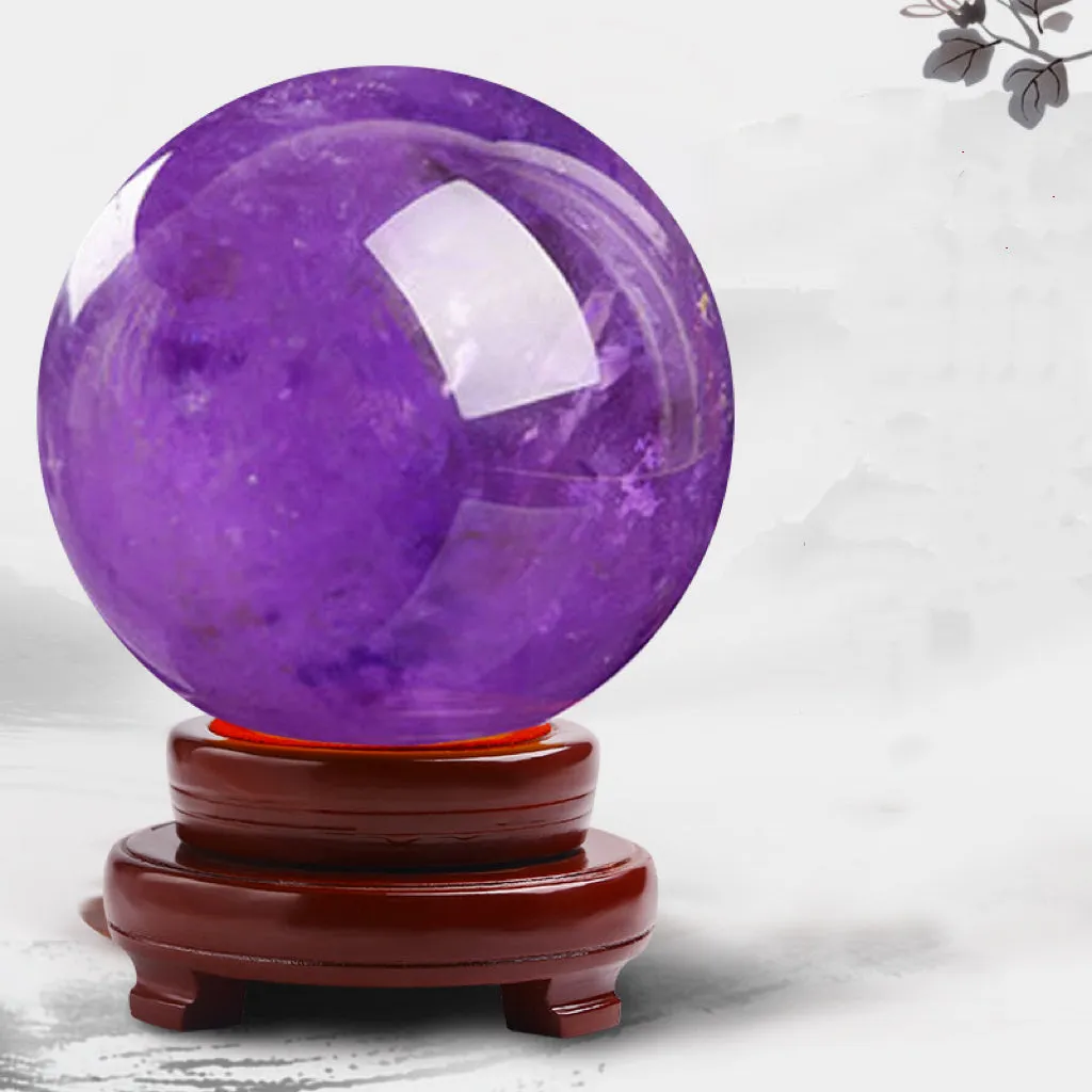 Stronger Energy - Stunning high-Quality Amethyst Sphere（Customization）