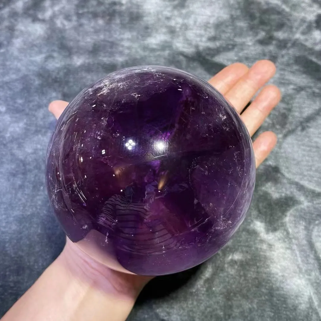 Stronger Energy - Stunning high-Quality Amethyst Sphere（Customization）