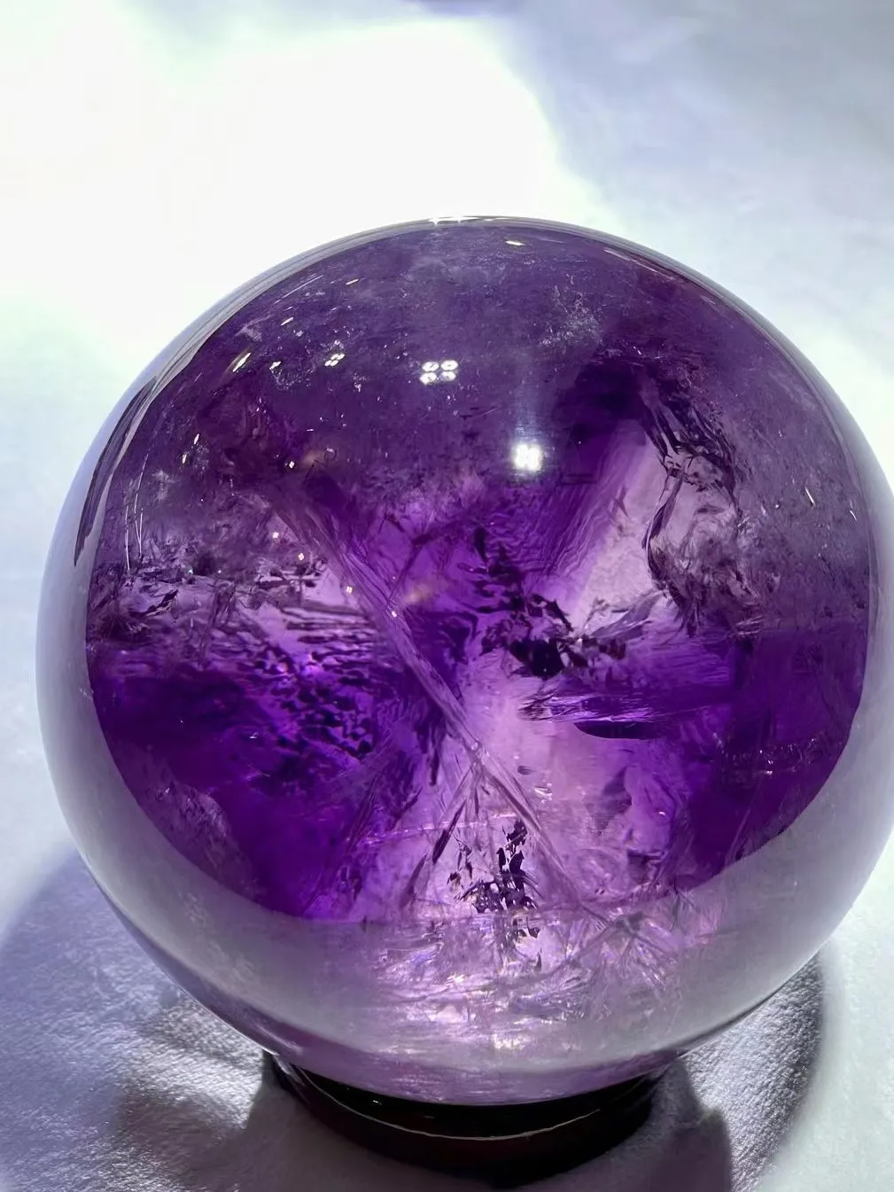 Stronger Energy - Stunning high-Quality Amethyst Sphere（Customization）