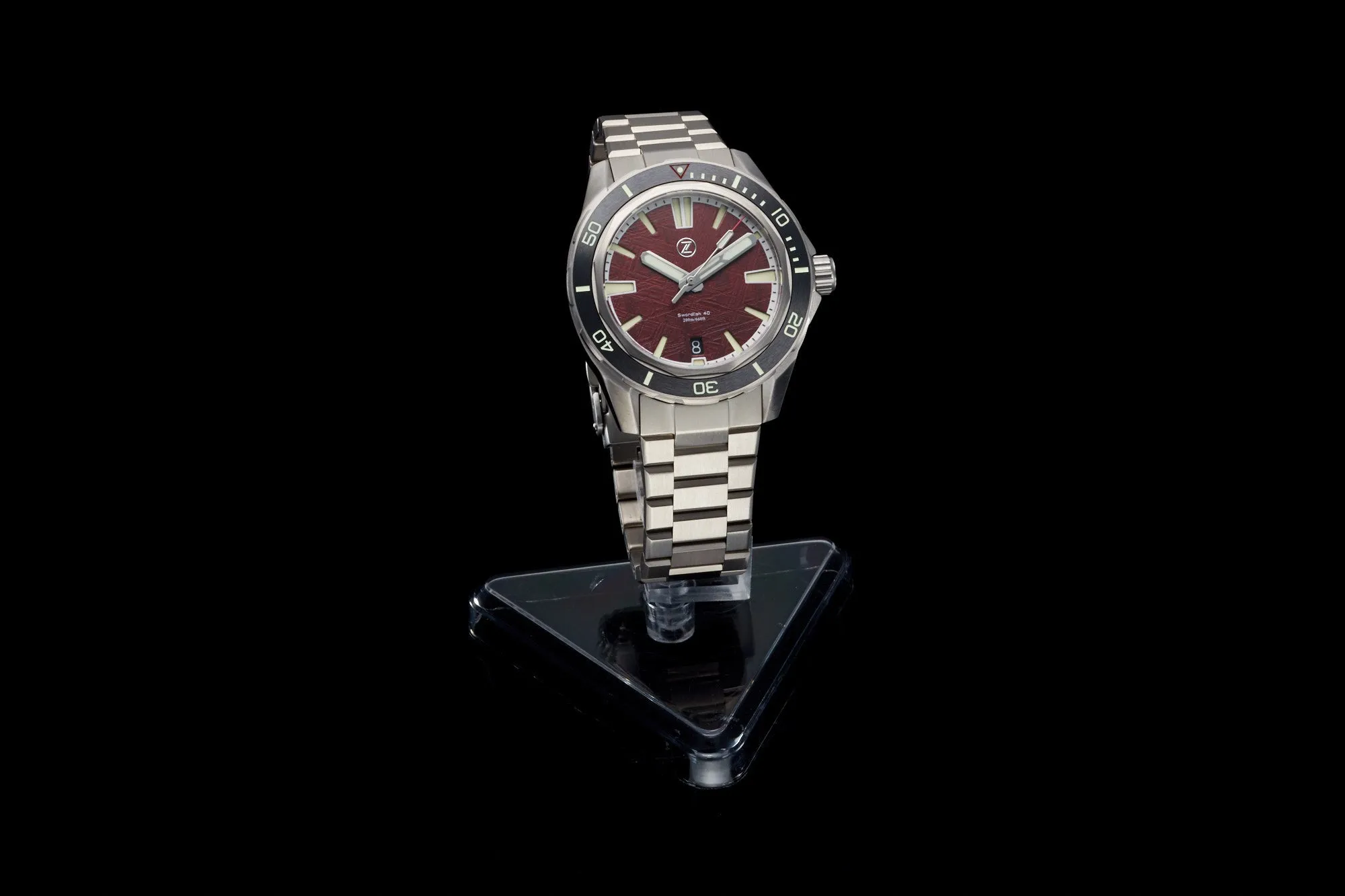 Swordfish 40mm Ti 'Blood Moon' Meteorite