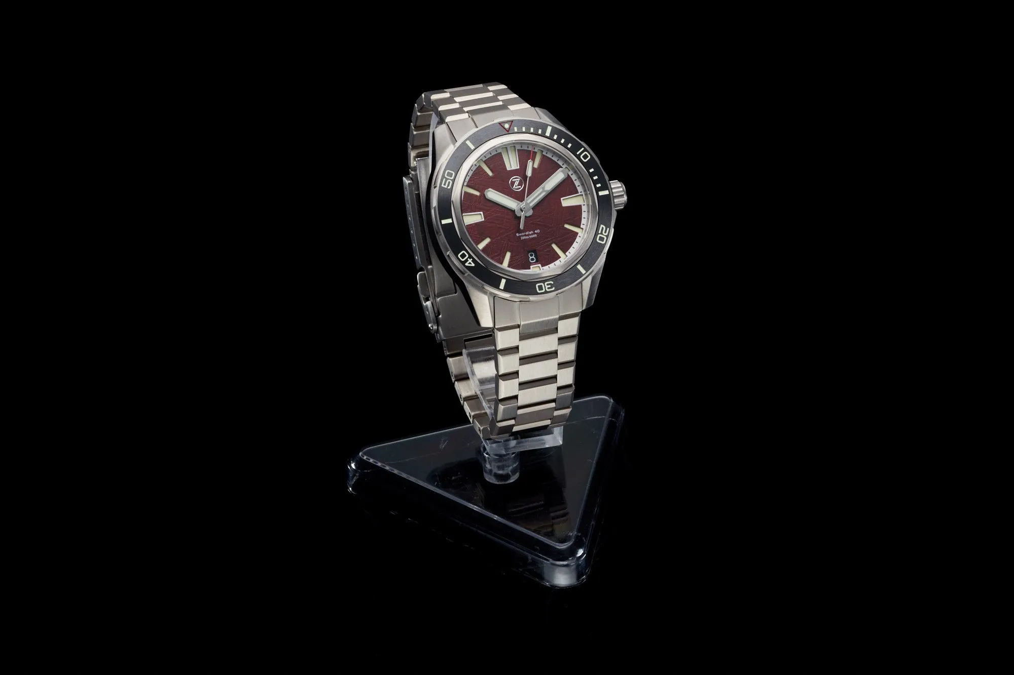 Swordfish 40mm Ti 'Blood Moon' Meteorite