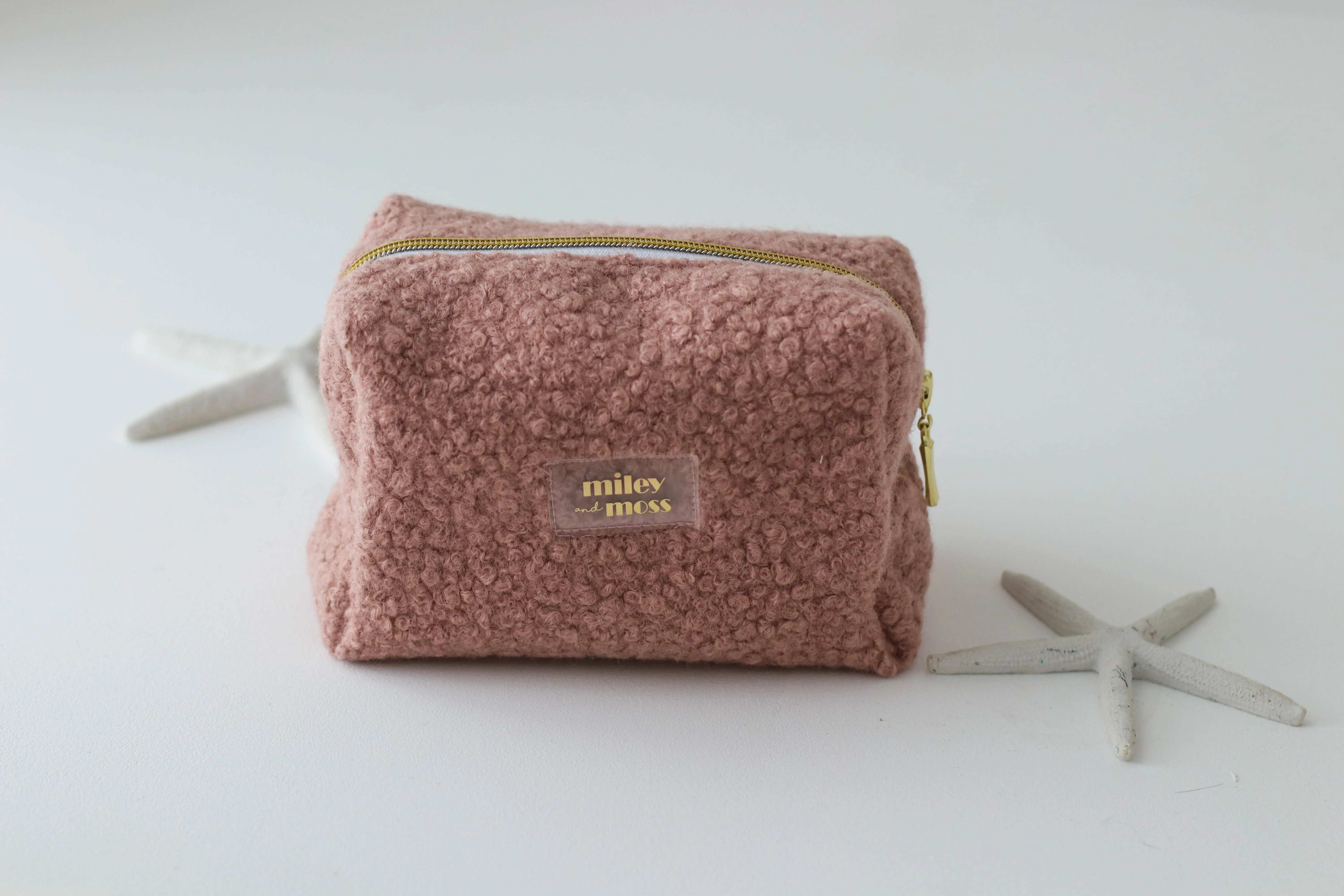 Teddy make up bag - FLAMINGO- 2 sizes available