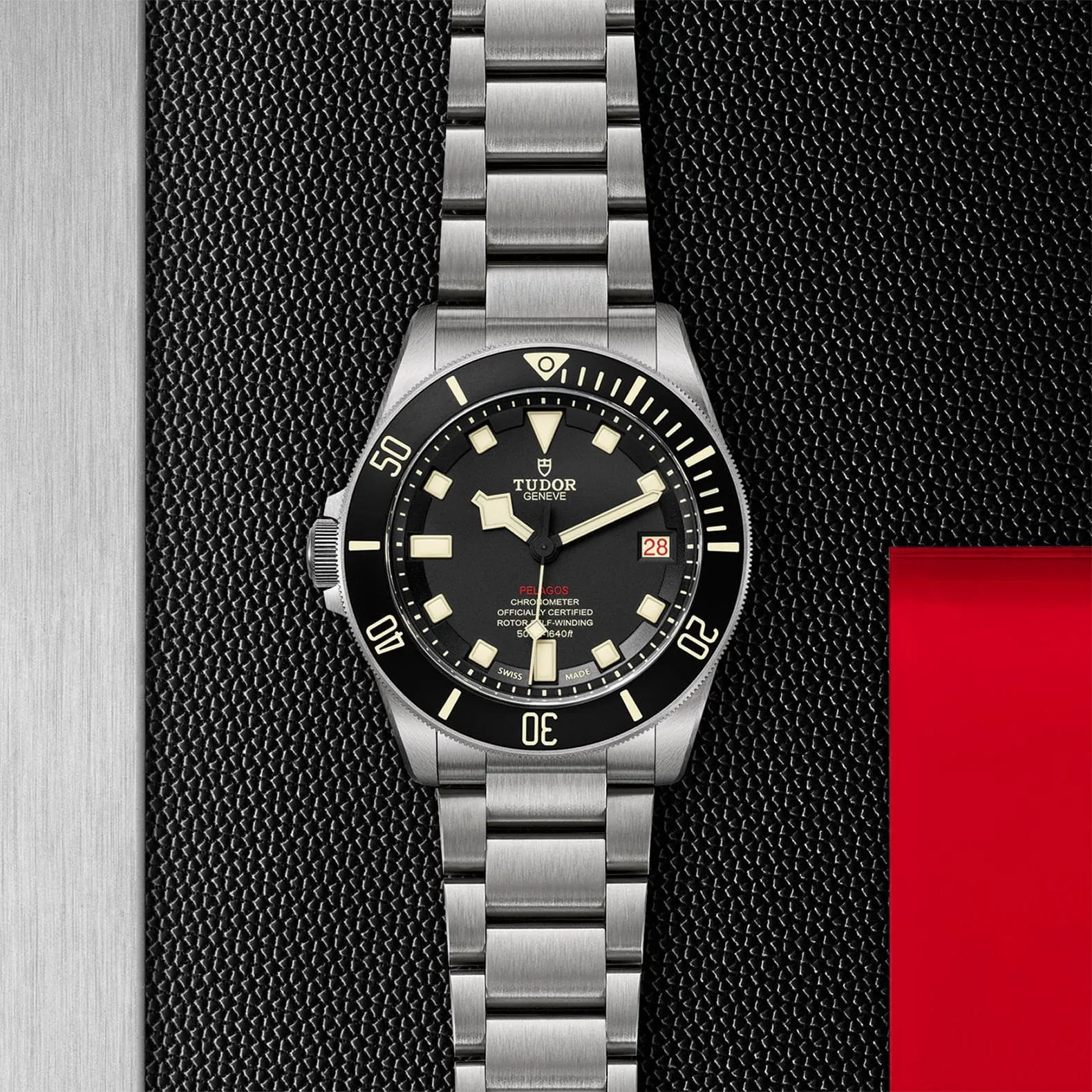 TUDOR Pelagos LHD, Ceramic Matt Black Disc, Titanium Bracelet