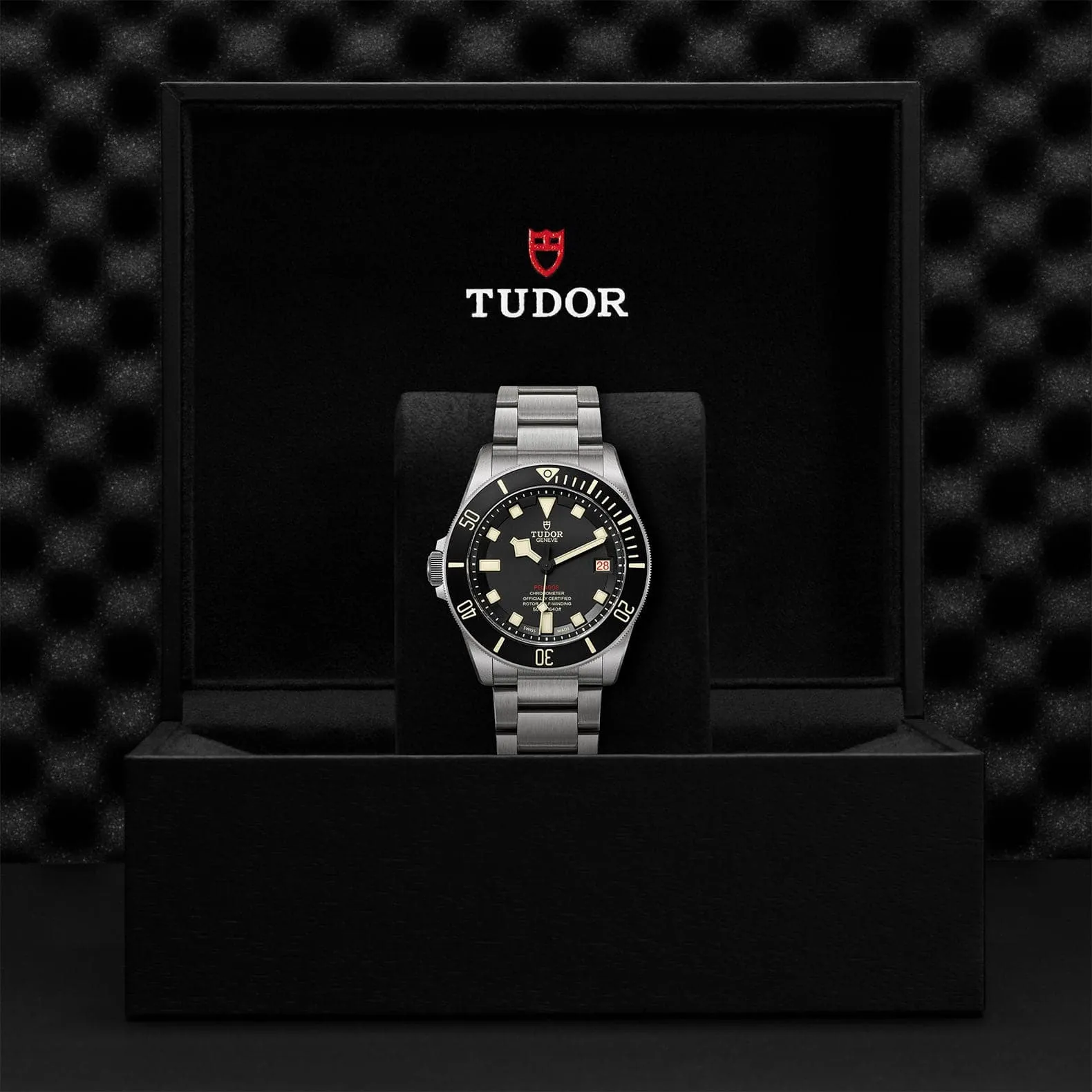 TUDOR Pelagos LHD, Ceramic Matt Black Disc, Titanium Bracelet