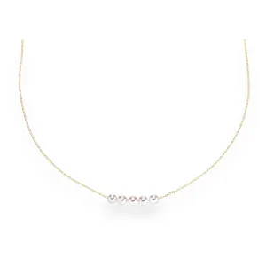 Uniform 14K Yellow Gold Add A Pearl Necklace