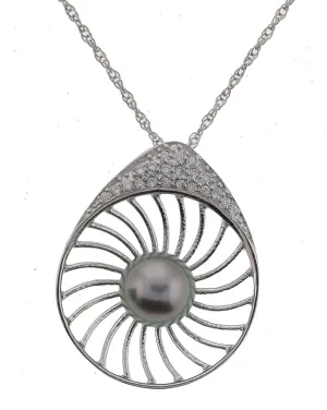 Wheel Tahitian Pearl Necklace (SKU: 192644)