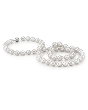 White South Sea Baroque Pearl Necklace, 12.0-14.0mm