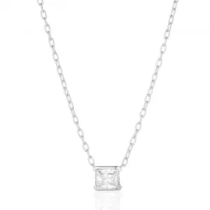 White Zirconia Roccanova Grande Necklace SJ-N42258-CZ