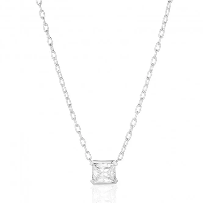 White Zirconia Roccanova Grande Necklace SJ-N42258-CZ